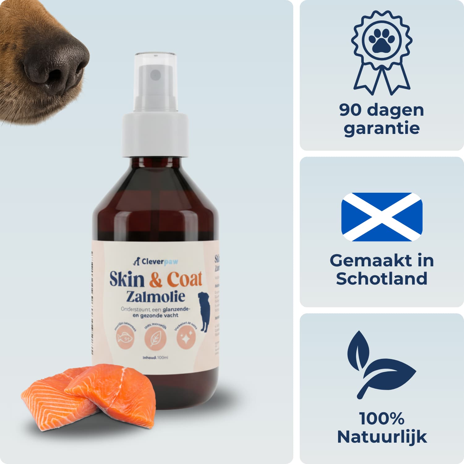 New-design-zalmolie Zalmolie - Skin & Coat - Afbeelding 1